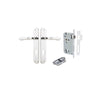 Iver Sarlat Lever Door Handle On Oval Backplate - primehardware