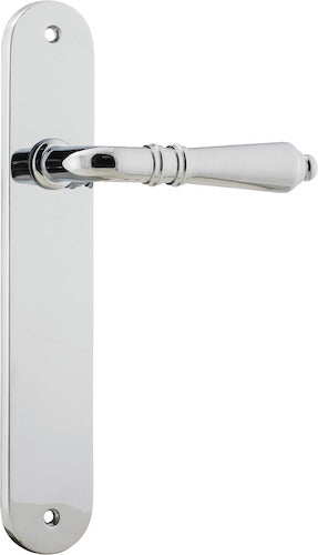 IVER SARLAT LEVER DOOR HANDLE ON OVAL BACKPLATE - CUSTOMISE TO YOUR NEEDS