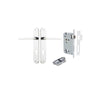 Iver Baltimore Door Lever Handle On Oval Backplate - primehardware