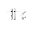 Iver Baltimore Door Lever Handle On Oval Backplate - primehardware