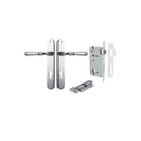 Iver Verona Door Lever Handle On Oval Backplate - primehardware