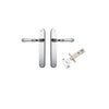 Iver Verona Door Lever Handle On Oval Backplate