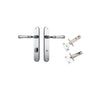 Iver Verona Door Lever Handle On Oval Backplate - primehardware