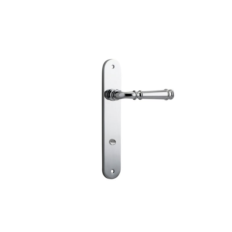 Iver Verona Door Lever Handle On Oval Backplate - primehardware