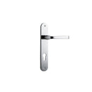 Iver Annecy Door Lever Handle On Oval Backplate - primehardware