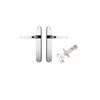 Iver Annecy Door Lever Handle On Oval Backplate - primehardware