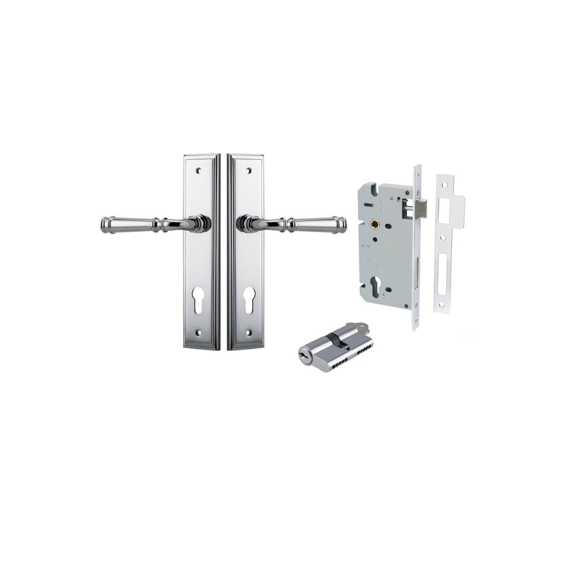 IVER VERONA DOOR LEVER HANDLE ON STEPPED BACKPLATE - CUSTOMISE TO YOUR NEEDS