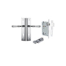 Iver Verona Door Lever Handle On Stepped Backplate - primehardware