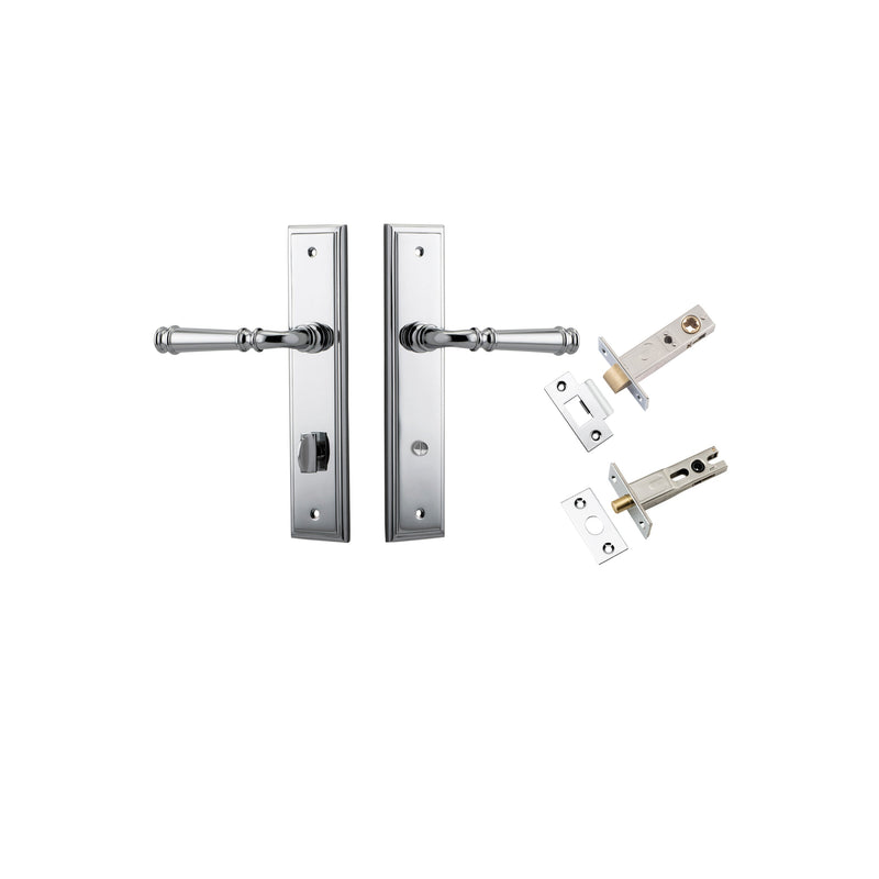 IVER VERONA DOOR LEVER HANDLE ON STEPPED BACKPLATE - CUSTOMISE TO YOUR NEEDS