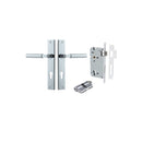 Iver Berlin Door Lever Handle On Rectangular Backplate - primehardware