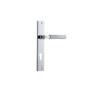 Iver Brunswick Door Lever Handle On Rectangular Backplate - primehardware