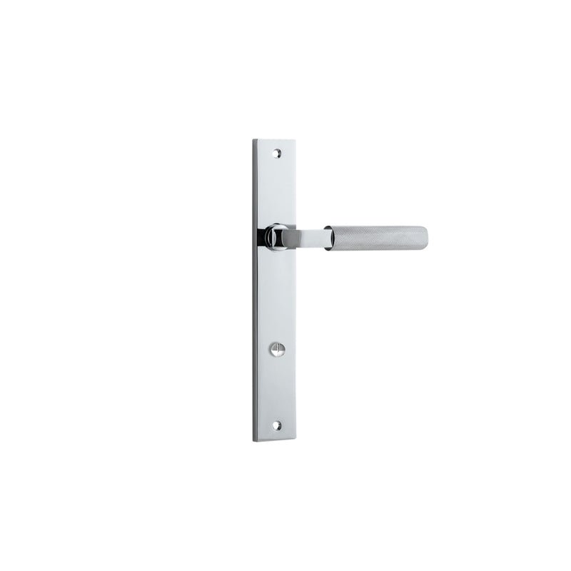 Iver Brunswick Door Lever Handle On Rectangular Backplate - primehardware