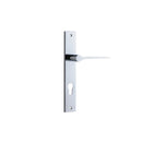 Iver Como Door Lever Handle On Rectangular Backplate - primehardware