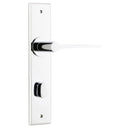 Iver Como Door Lever Handle On Chamfered Backplate - primehardware
