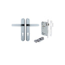 Iver Bronte Door Lever Handle On Oval Backplate - primehardware