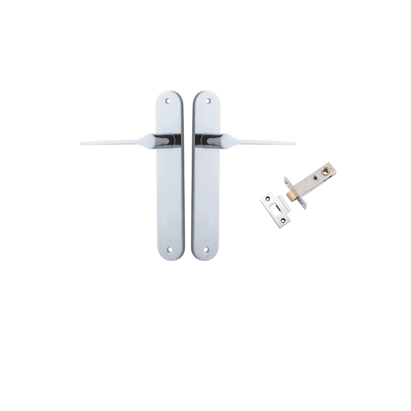 IVER COMO DOOR LEVER HANDLE ON OVAL BACKPLATE - CUSTOMISE TO YOUR NEEDS