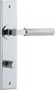 Iver Brunswick Door Lever Handle On Chamfered Backplate - primehardware