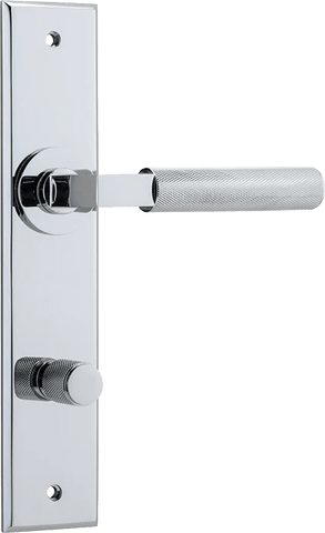 Iver Brunswick Door Lever Handle On Chamfered Backplate - primehardware