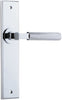 Iver Brunswick Door Lever Handle On Chamfered Backplate - primehardware