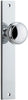 Iver Paddington Door Knob On Rectangular Backplate - primehardware