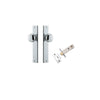 Iver Cambridge Door Knob On Rectangular Backplate - primehardware