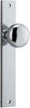 Iver Cambridge Door Knob On Rectangular Backplate - primehardware