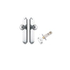 Iver Guildford Door Knob On Shouldered Backplate - primehardware