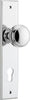 Iver Paddington Door Knob On Chamfered Backplate - primehardware