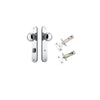 Iver Paddington Door Knob On Oval Backplate - primehardware