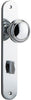 Iver Paddington Door Knob On Oval Backplate - primehardware