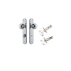 Iver Guildford Door Knob On Oval Backplate - primehardware