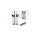 Iver Paddington Door Knob On Stepped Backplate - primehardware