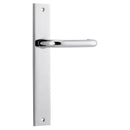 Iver Oslo Lever Door Handle On Rectangular Backplate - primehardware