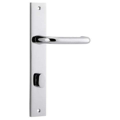 Iver Oslo Lever Door Handle On Rectangular Backplate - primehardware