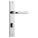 Iver Oslo Lever Door Handle On Rectangular Backplate - primehardware