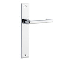 Iver Baltimore Return Door Lever Handle On Rectangular Backplate - primehardware