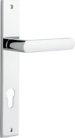 Iver Osaka Door Lever Handle On Rectangular Backplate - primehardware