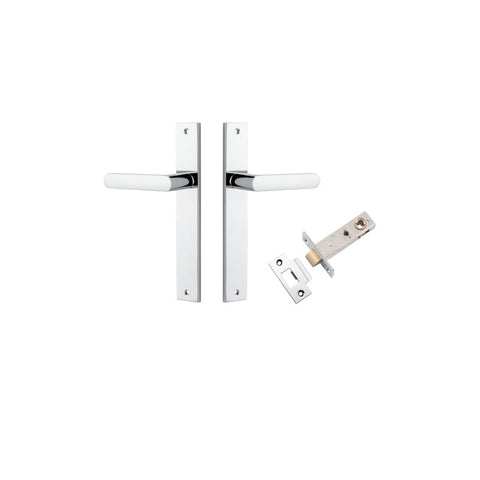 Iver Osaka Door Lever Handle On Rectangular Backplate - primehardware