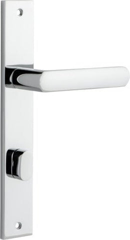 Iver Osaka Door Lever Handle On Rectangular Backplate - primehardware