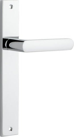 Iver Osaka Door Lever Handle On Rectangular Backplate - primehardware