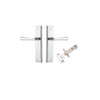 Iver Copenhagen Door Lever Handle On Stepped Backplate - primehardware