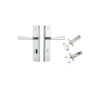 Iver Copenhagen Door Lever Handle On Stepped Backplate - primehardware