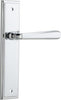 Iver Copenhagen Door Lever Handle On Stepped Backplate - primehardware