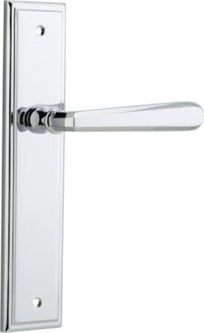 Iver Copenhagen Door Lever Handle On Stepped Backplate - primehardware