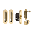 Zanda Duke Sliding Door Lock Kit Flush Pull Integrated Design Multiple Sizes & Finishes - primehardware