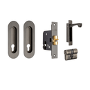 Zanda Duke Sliding Door Lock Kit Flush Pull Integrated Design Multiple Sizes & Finishes - primehardware
