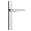 Iver Helsinki Door Lever Handle On Rectangular Backplate - primehardware