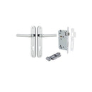 Iver Helsinki Door Lever Handle On Oval Backplate - primehardware