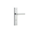 Iver Helsinki Door Lever Handle On Stepped Backplate - primehardware