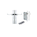 Iver Stirling Door Lever Handle On Rectangular Backplate - primehardware